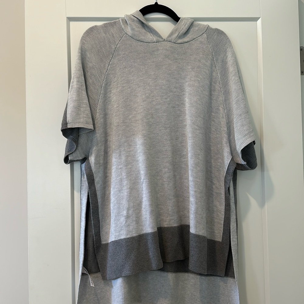 Lulu Lemon Sweater Poncho with Hoodie